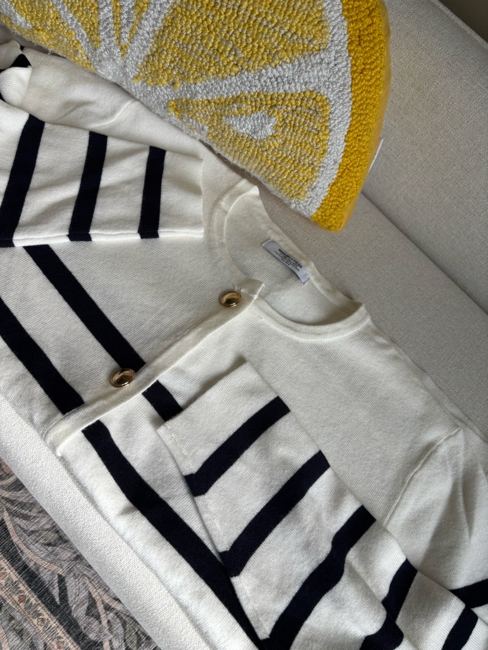 Smash+Tess for the Jilly Box Spring 2026 Rosalie Cardigan in Marine